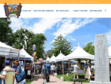 Tablet Screenshot of boulderjewishfestival.org
